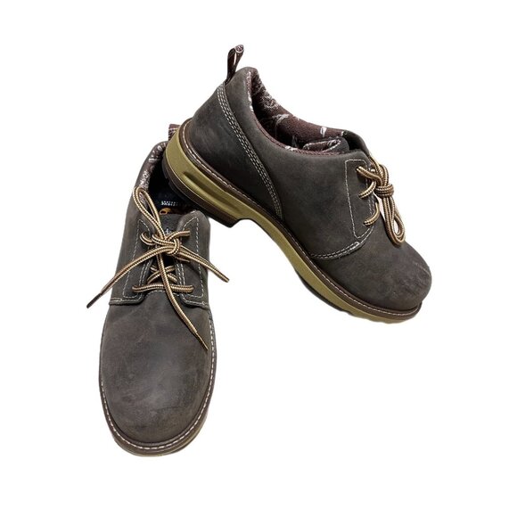 Timberland Pro Womens  A1VFU Brown Composite Toe Work Boot Size 7 - Picture 2 of 9